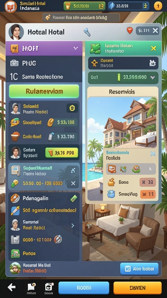 hit9 - Screenshot menggambarkan leaderboard dengan pemain terbaik.