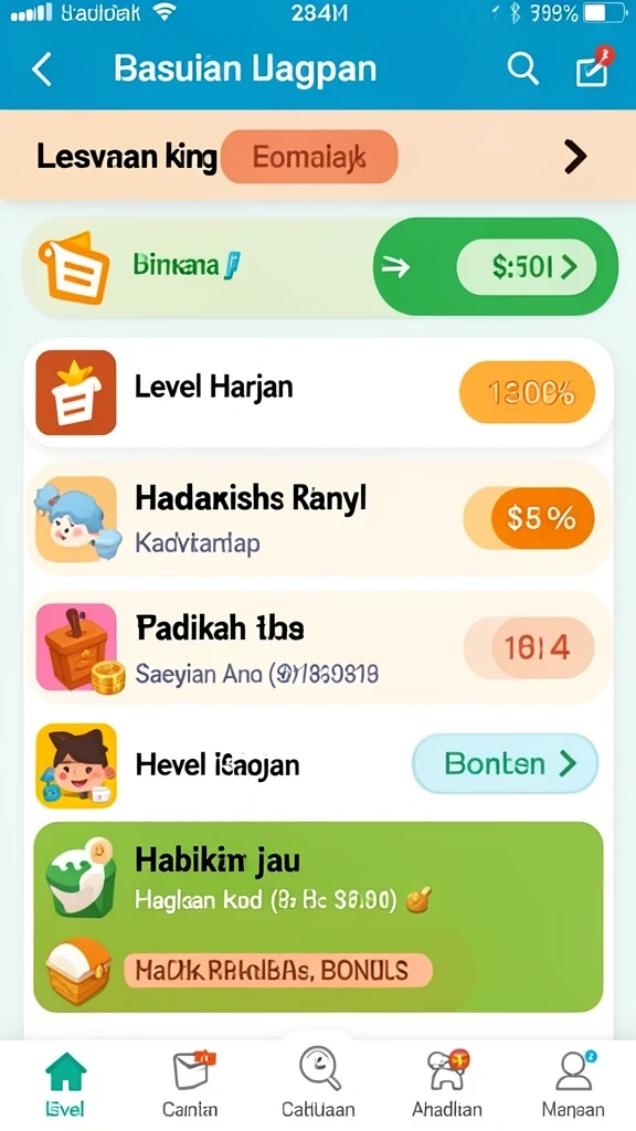 hiwin - Screenshot memperlihatkan item power-up yang menarik.