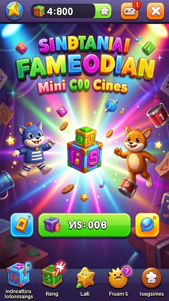 naga1001 - Screenshot menampilkan petualangan di hutan mistis.