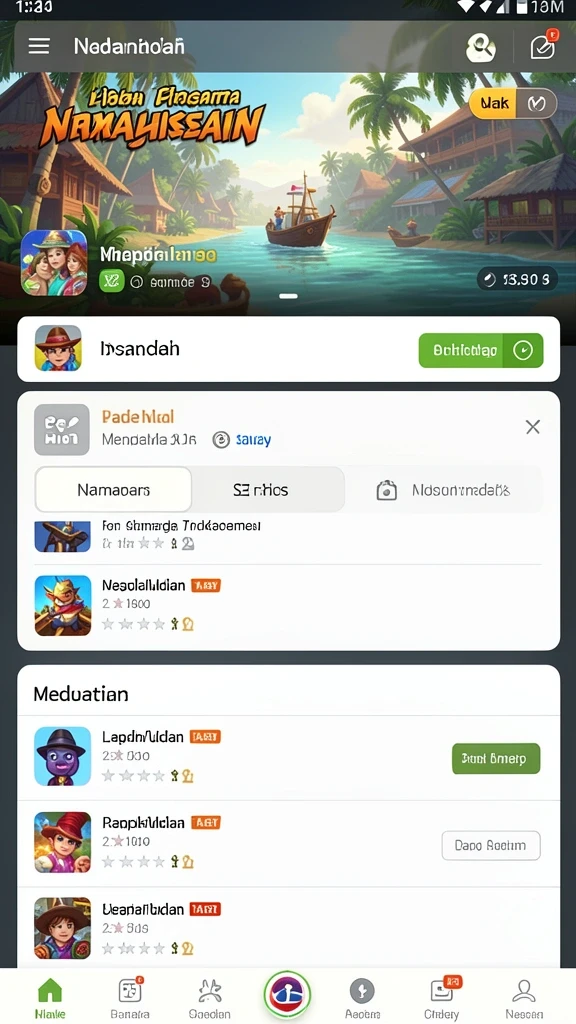 qt777 - Screenshot menunjukkan karakter unik dalam QT777.